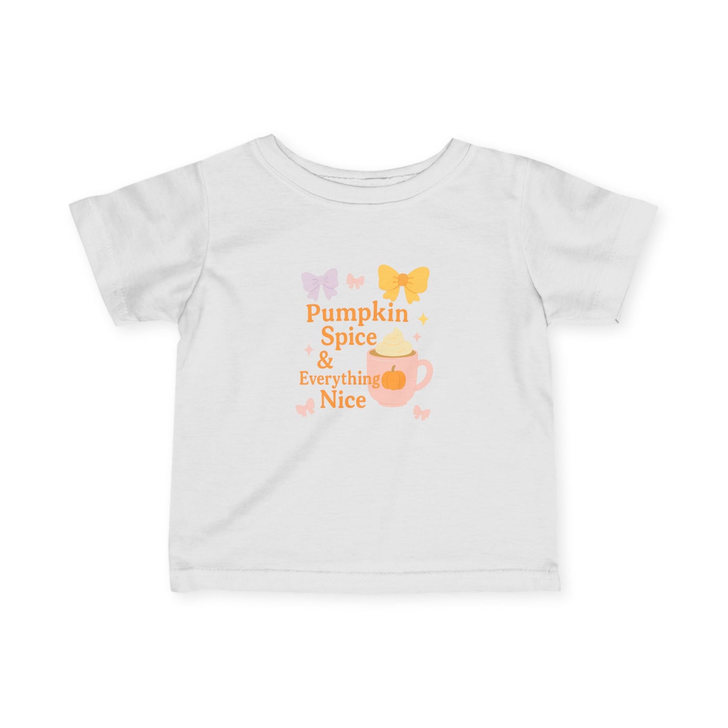 Pumpkin Spice Infant Tee - Adorable Fall Baby Shirt, Cute Toddler Outfit, Baby Shower Gift, Autumn Fashion, Infant Clothing