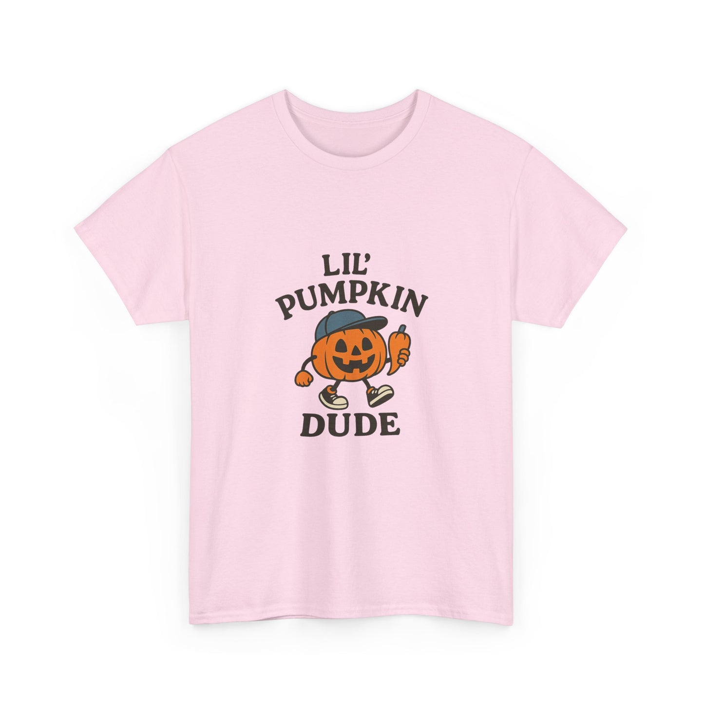 Lil' Pumpkin Dude Unisex Tee, Halloween Top, Fall T-Shirt, Cute Pumpkin Shirt, Kids Halloween Gift, Pumpkin Lover Apparel