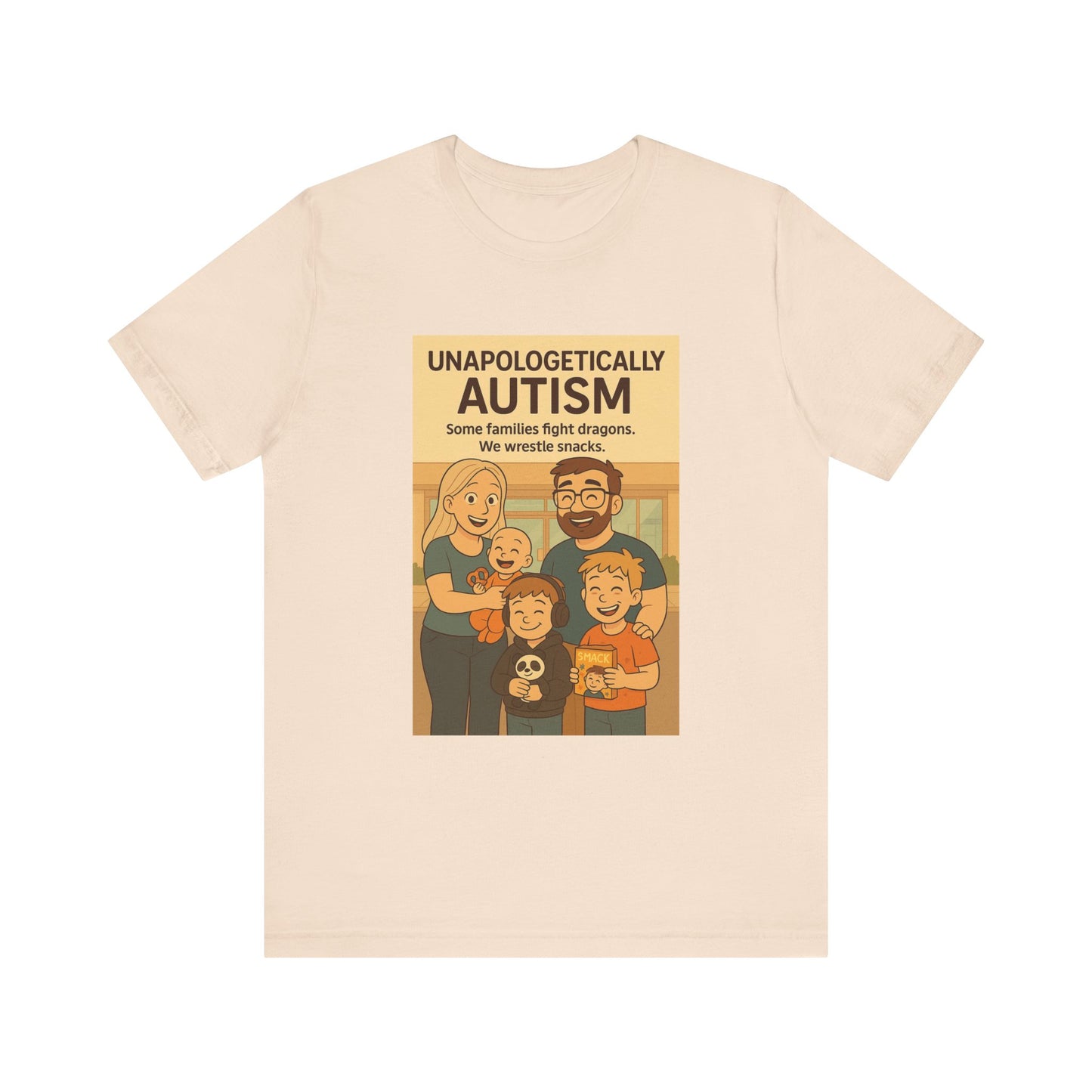 Unapologetically Autism Family Tee, Autism Awareness Shirt, Supportive Unisex T-Shirt, Gift for Parents, Humor Apparel, Inclusive Fashion