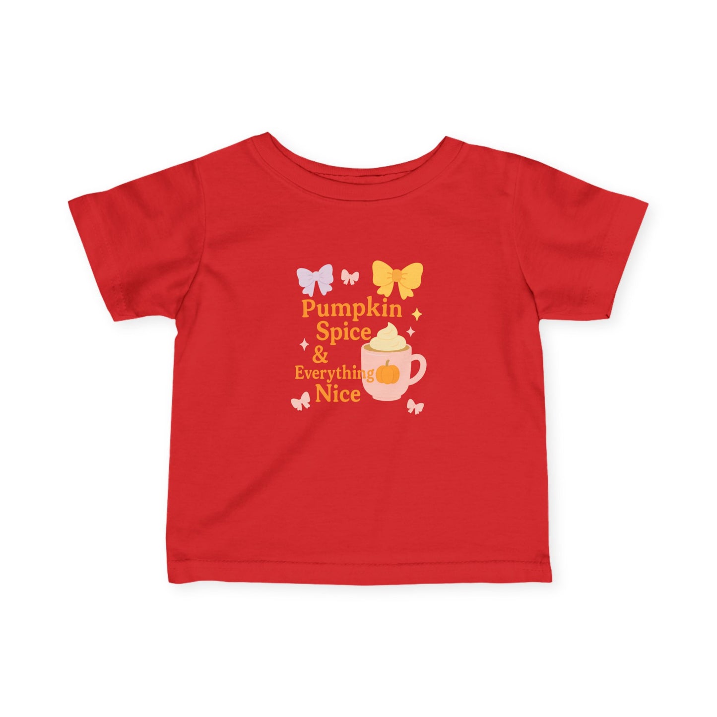 Pumpkin Spice Infant Tee - Adorable Fall Baby Shirt, Cute Toddler Outfit, Baby Shower Gift, Autumn Fashion, Infant Clothing
