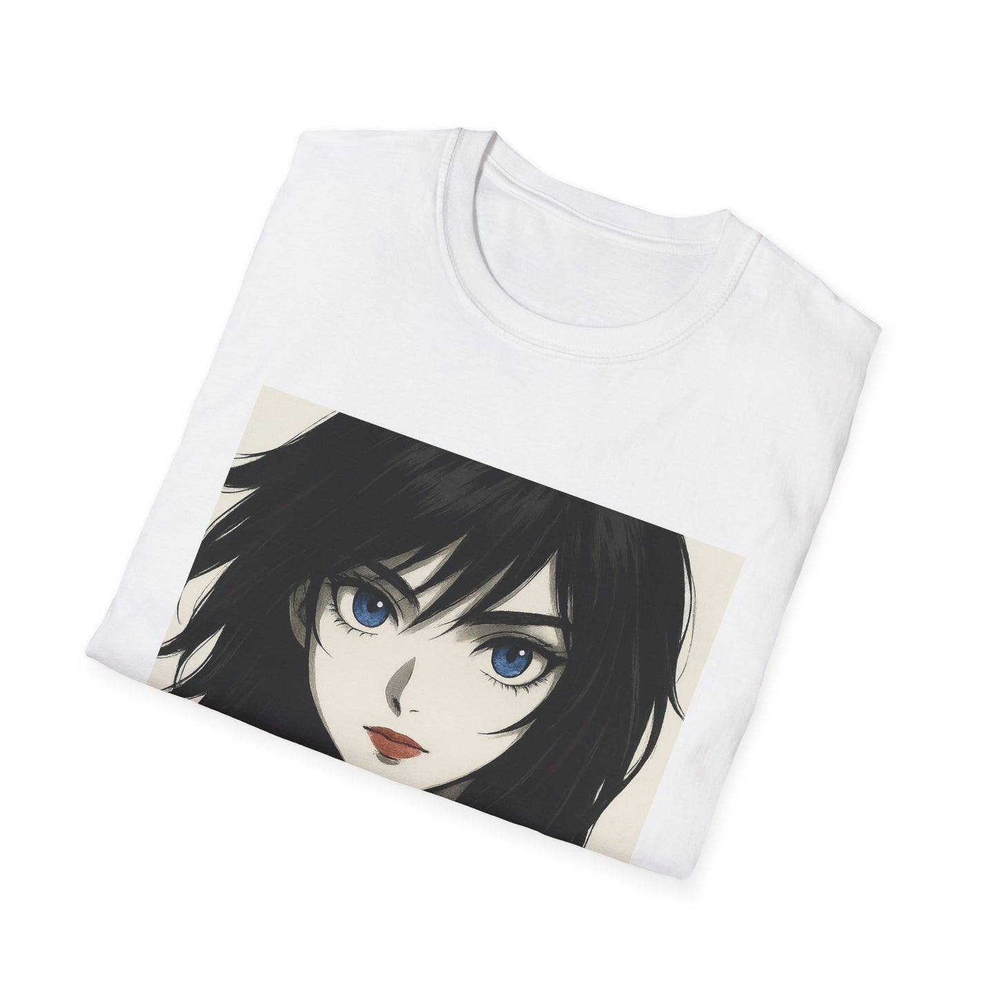 Anime-Inspired Unisex Softstyle T-Shirt, Casual Tee for Everyday Wear, Gifts for Fans, Cute Graphic Tee, Cozy Weekend Top