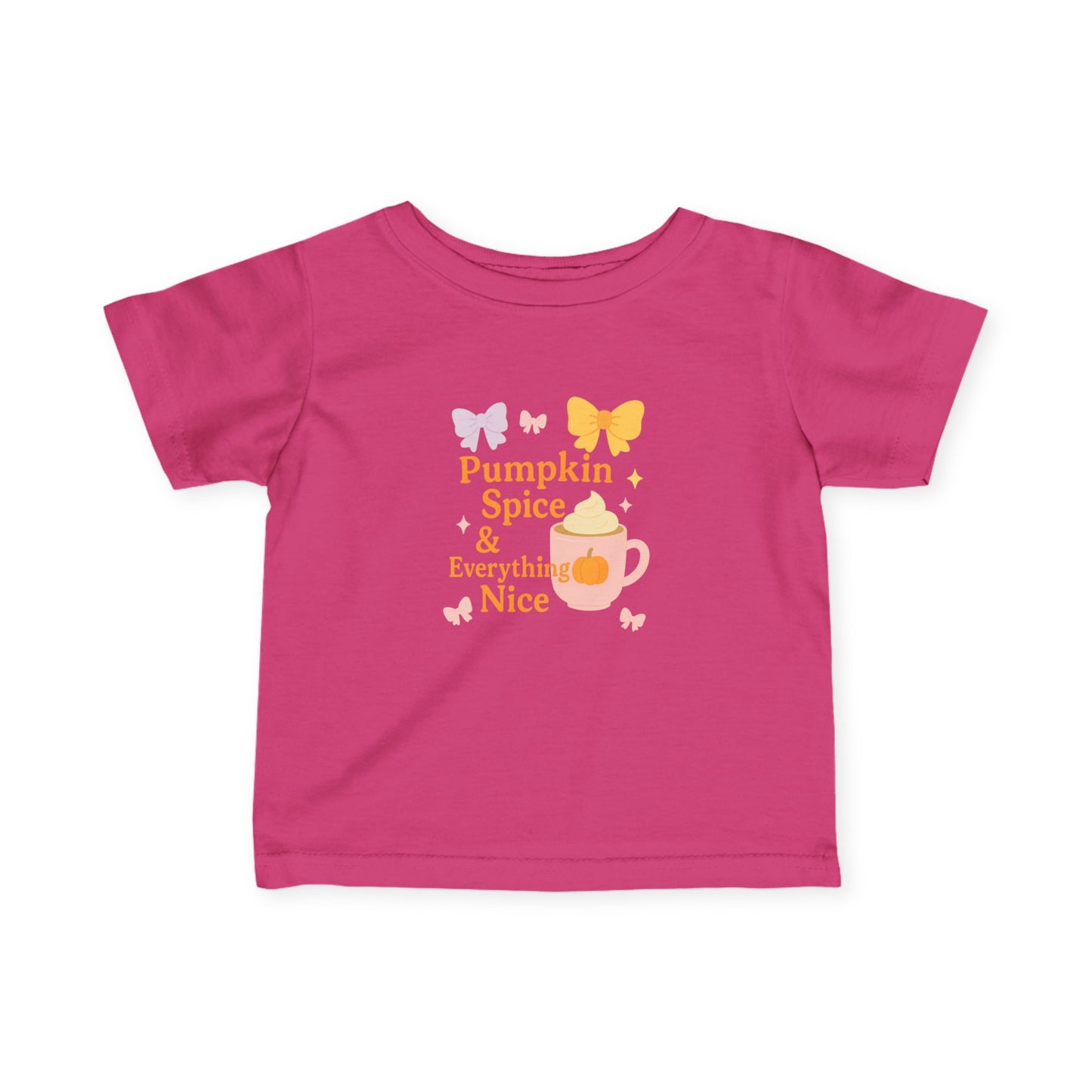 Pumpkin Spice Infant Tee - Adorable Fall Baby Shirt, Cute Toddler Outfit, Baby Shower Gift, Autumn Fashion, Infant Clothing