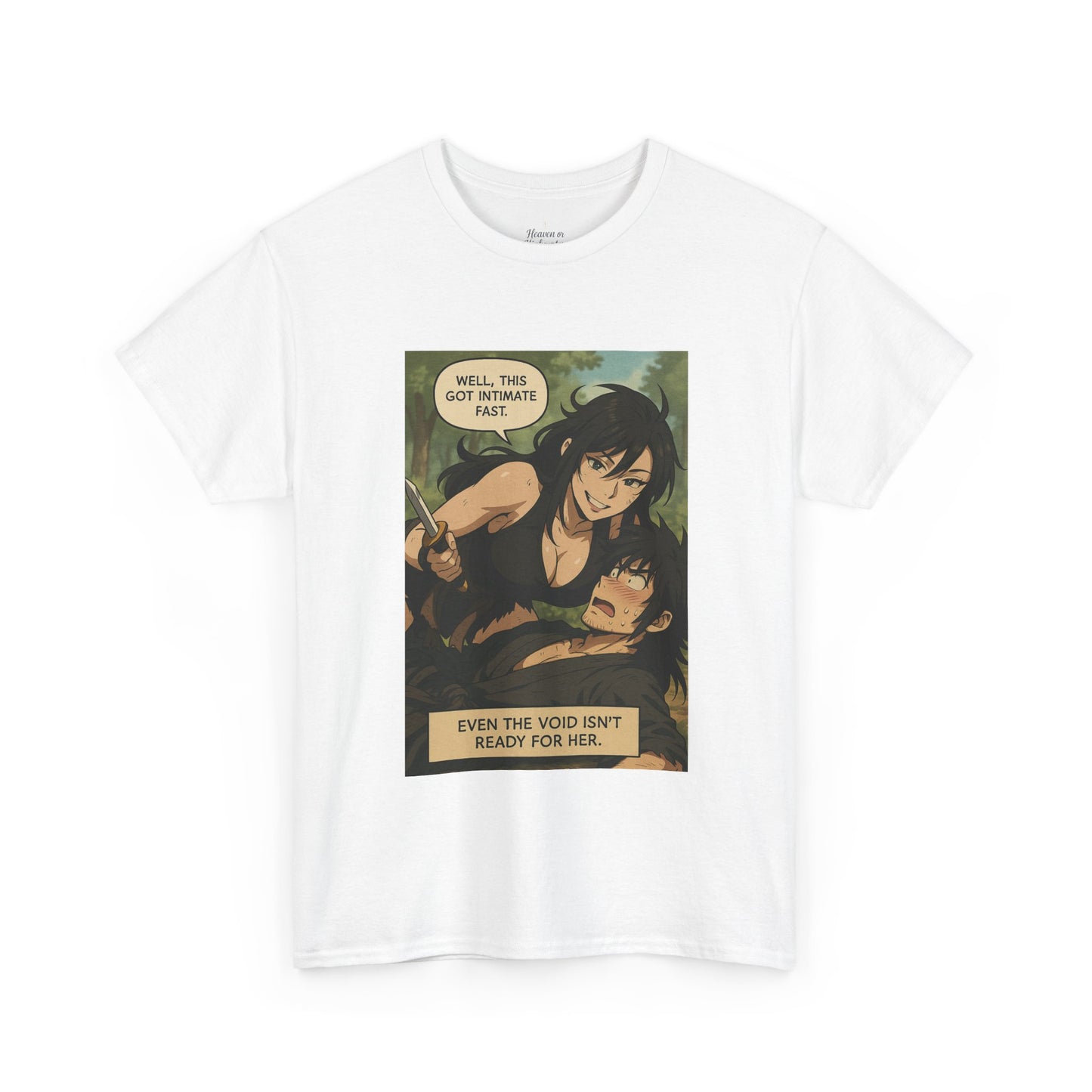 Anime Inspired Unisex Heavy Cotton Tee, Graphic Tee, Funny T-Shirt, Gift for Friends, Casual Wear, Birthday Present
