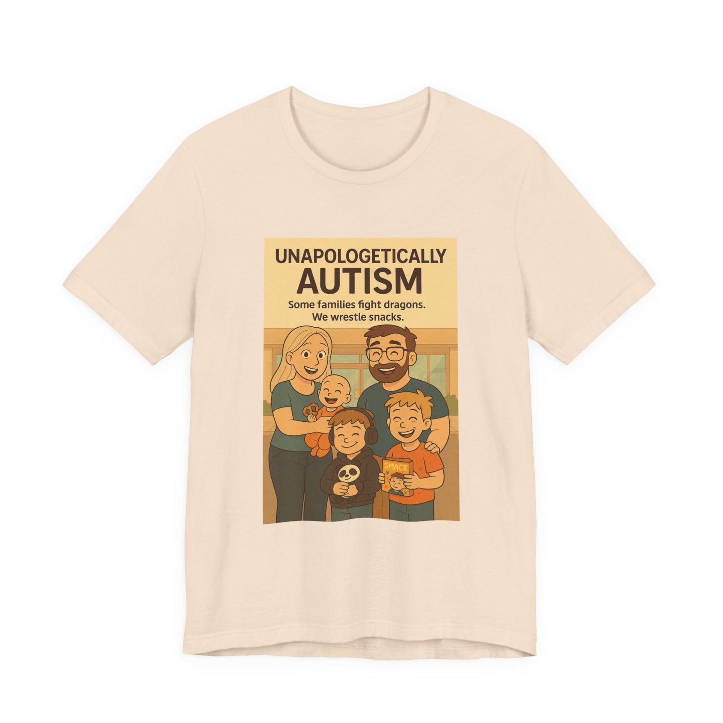 Unapologetically Autism Family Tee, Autism Awareness Shirt, Supportive Unisex T-Shirt, Gift for Parents, Humor Apparel, Inclusive Fashion