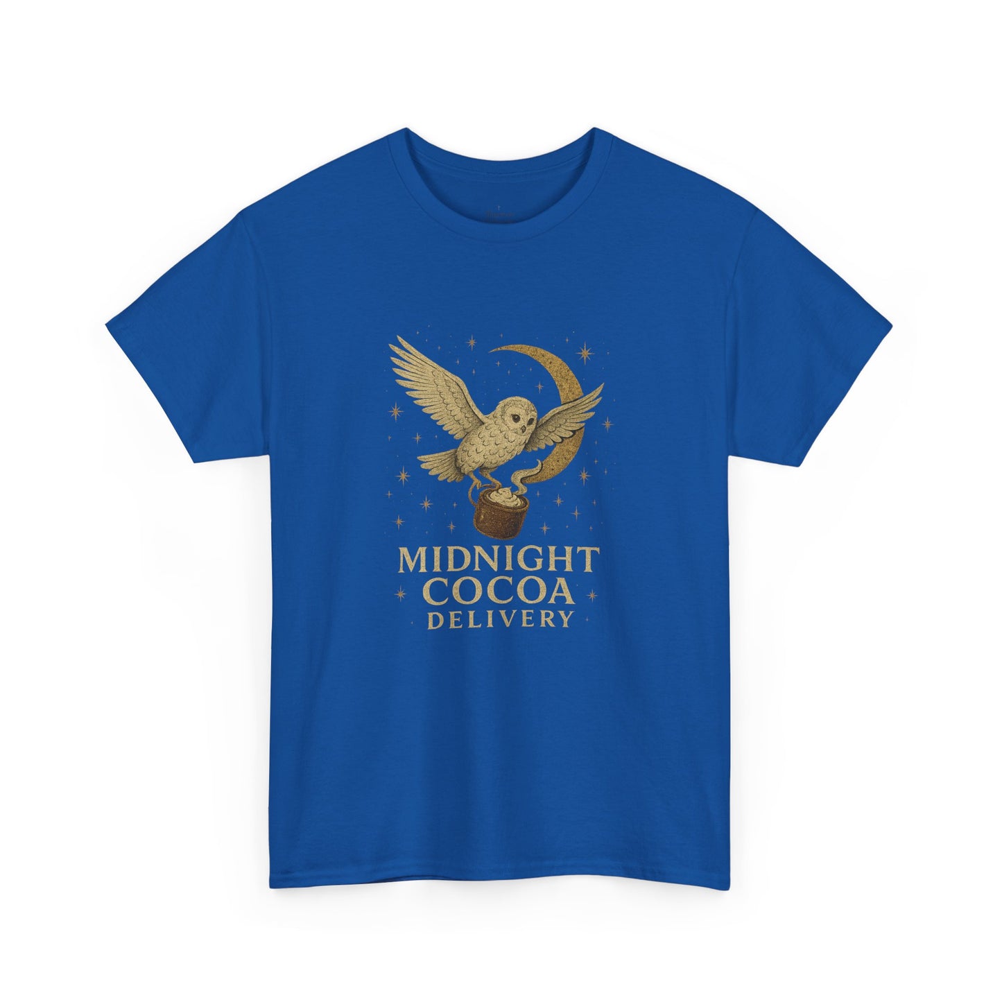 Midnight Cocoa Delivery Tee, Cozy Unisex Cotton Tee for Cocoa Lovers, Perfect Gift, Holiday Apparel, Casual Wear, Fun Winter Shirt