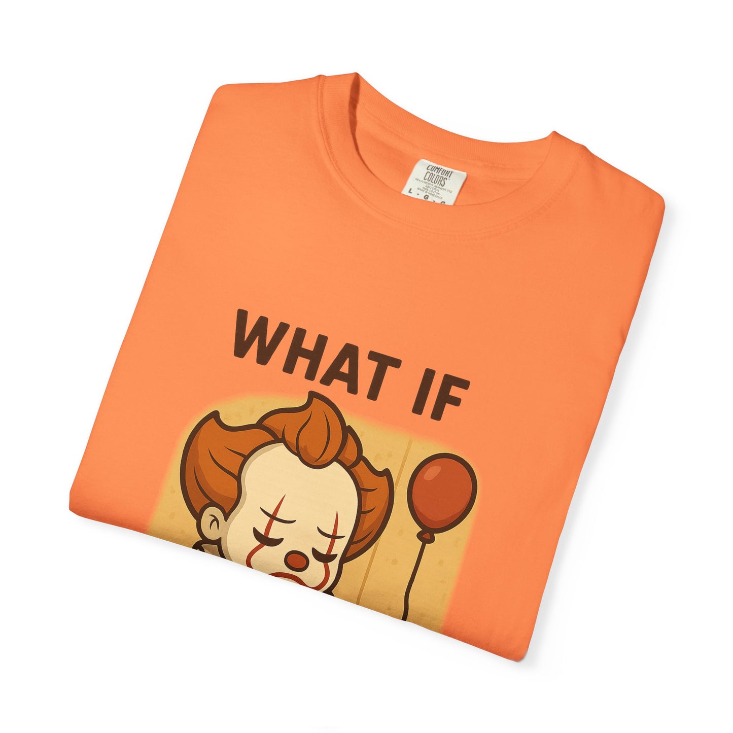 What If Repented? Unisex Garment-Dyed T-Shirt, Cartoon Tee, Humorous Apparel, Gift for Fans, Fun Casual Wear