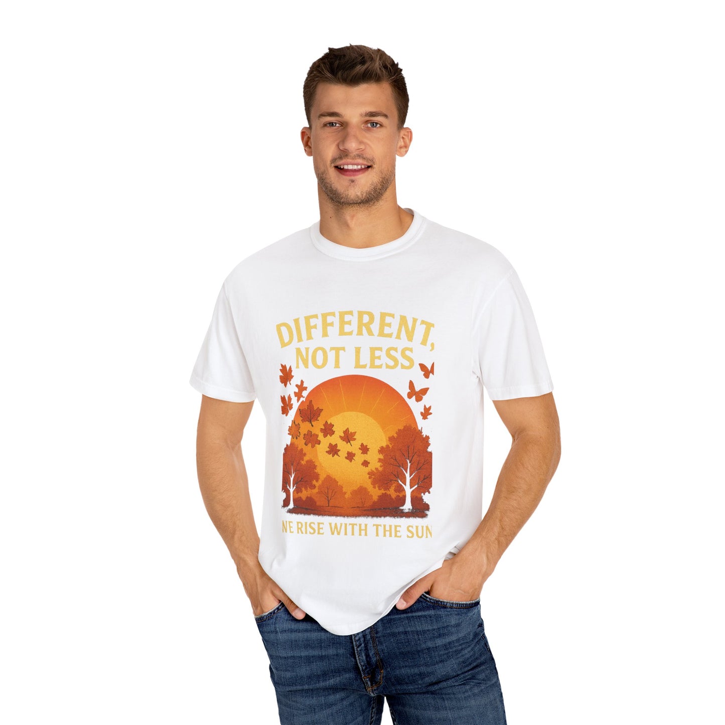 Sunrise Inspirational T-Shirt, Empowerment Tee, Gift for Friends, Casual Wear for All, Positive Vibes, Mental Health Awareness