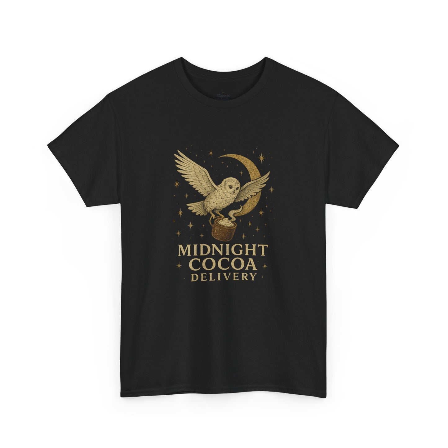 Midnight Cocoa Delivery Tee, Cozy Unisex Cotton Tee for Cocoa Lovers, Perfect Gift, Holiday Apparel, Casual Wear, Fun Winter Shirt