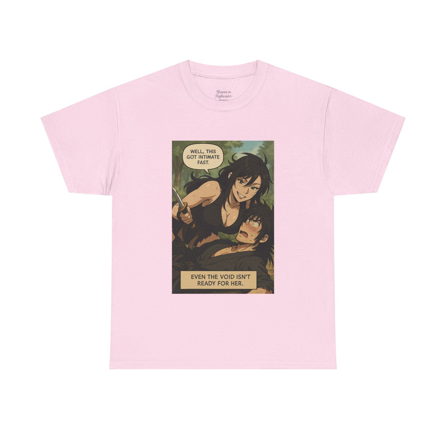 Anime Inspired Unisex Heavy Cotton Tee, Graphic Tee, Funny T-Shirt, Gift for Friends, Casual Wear, Birthday Present