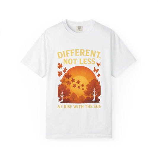 Sunrise Inspirational T-Shirt, Empowerment Tee, Gift for Friends, Casual Wear for All, Positive Vibes, Mental Health Awareness