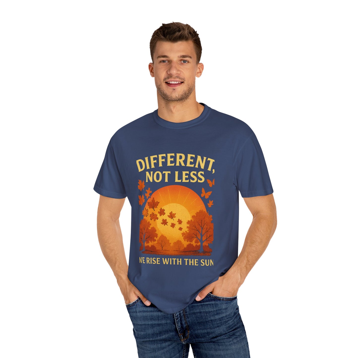 Sunrise Inspirational T-Shirt, Empowerment Tee, Gift for Friends, Casual Wear for All, Positive Vibes, Mental Health Awareness