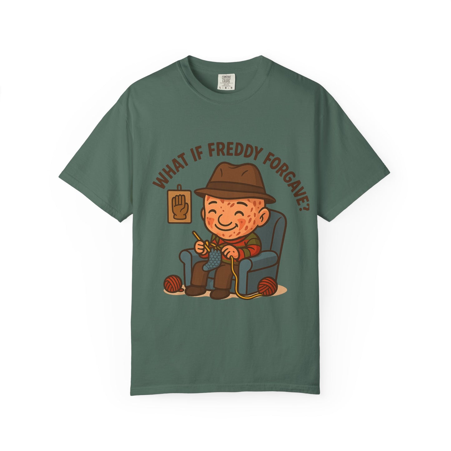 Playful Unisex T-Shirt with 'What If Freddy Forgave?' Design, Funny Graphic Tee for Casual Wear, Gift for Fans, Humor Shirt, Unique Present