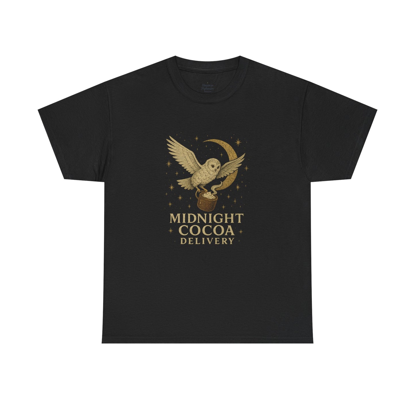 Midnight Cocoa Delivery Tee, Cozy Unisex Cotton Tee for Cocoa Lovers, Perfect Gift, Holiday Apparel, Casual Wear, Fun Winter Shirt