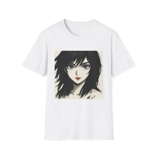 Anime-Inspired Unisex Softstyle T-Shirt, Casual Tee for Everyday Wear, Gifts for Fans, Cute Graphic Tee, Cozy Weekend Top