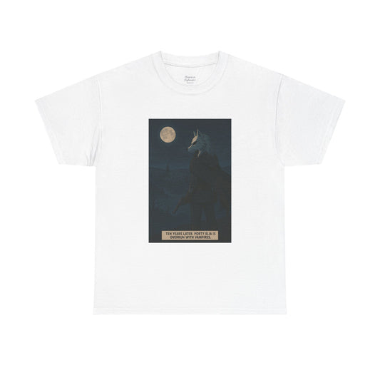Mystical Wolf Graphic Tee, Unisex Heavy Cotton Shirt, Night Sky Art Tee, Unique Gift for Animal Lovers, Moonlit Artwear, Bohemian [...]