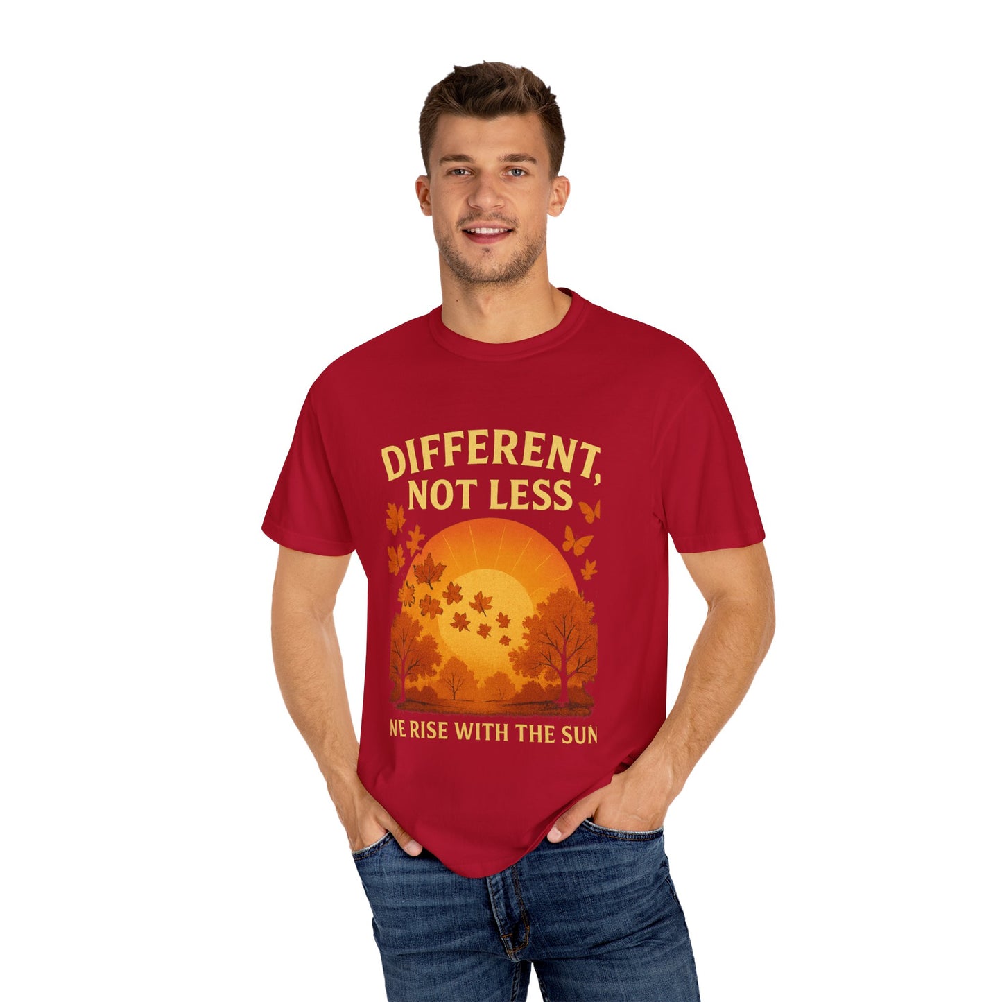 Sunrise Inspirational T-Shirt, Empowerment Tee, Gift for Friends, Casual Wear for All, Positive Vibes, Mental Health Awareness