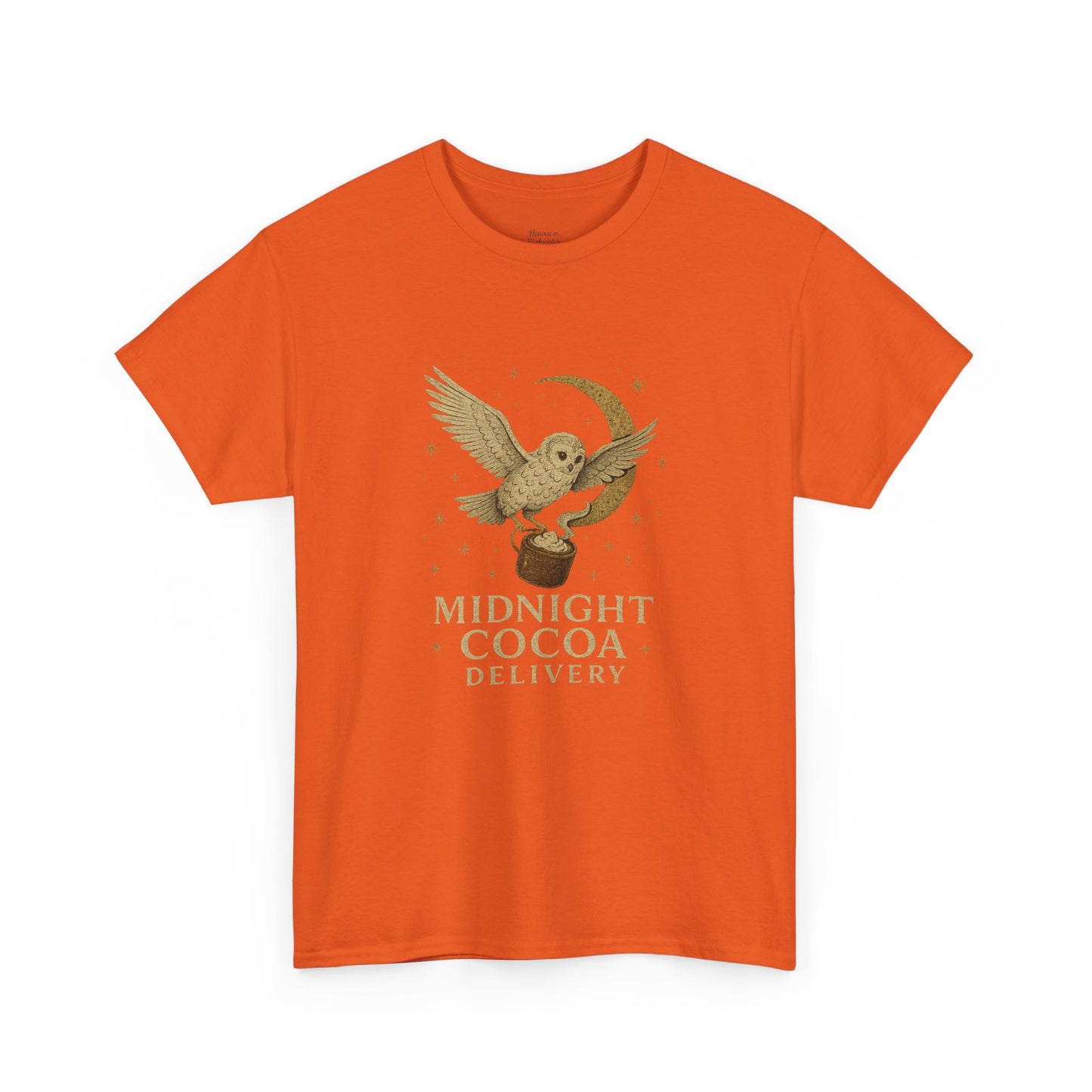 Midnight Cocoa Delivery Tee, Cozy Unisex Cotton Tee for Cocoa Lovers, Perfect Gift, Holiday Apparel, Casual Wear, Fun Winter Shirt