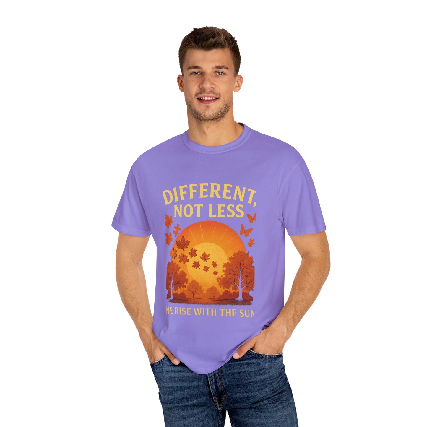 Sunrise Inspirational T-Shirt, Empowerment Tee, Gift for Friends, Casual Wear for All, Positive Vibes, Mental Health Awareness