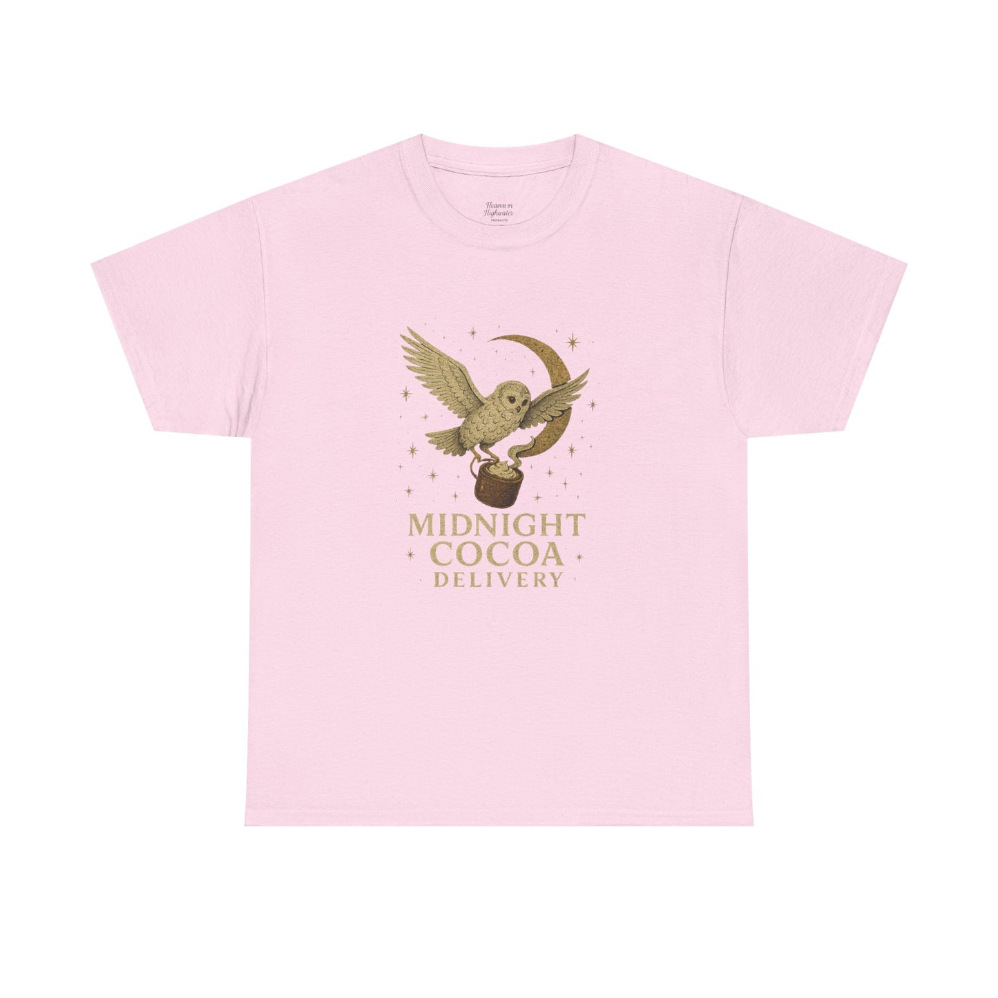 Midnight Cocoa Delivery Tee, Cozy Unisex Cotton Tee for Cocoa Lovers, Perfect Gift, Holiday Apparel, Casual Wear, Fun Winter Shirt