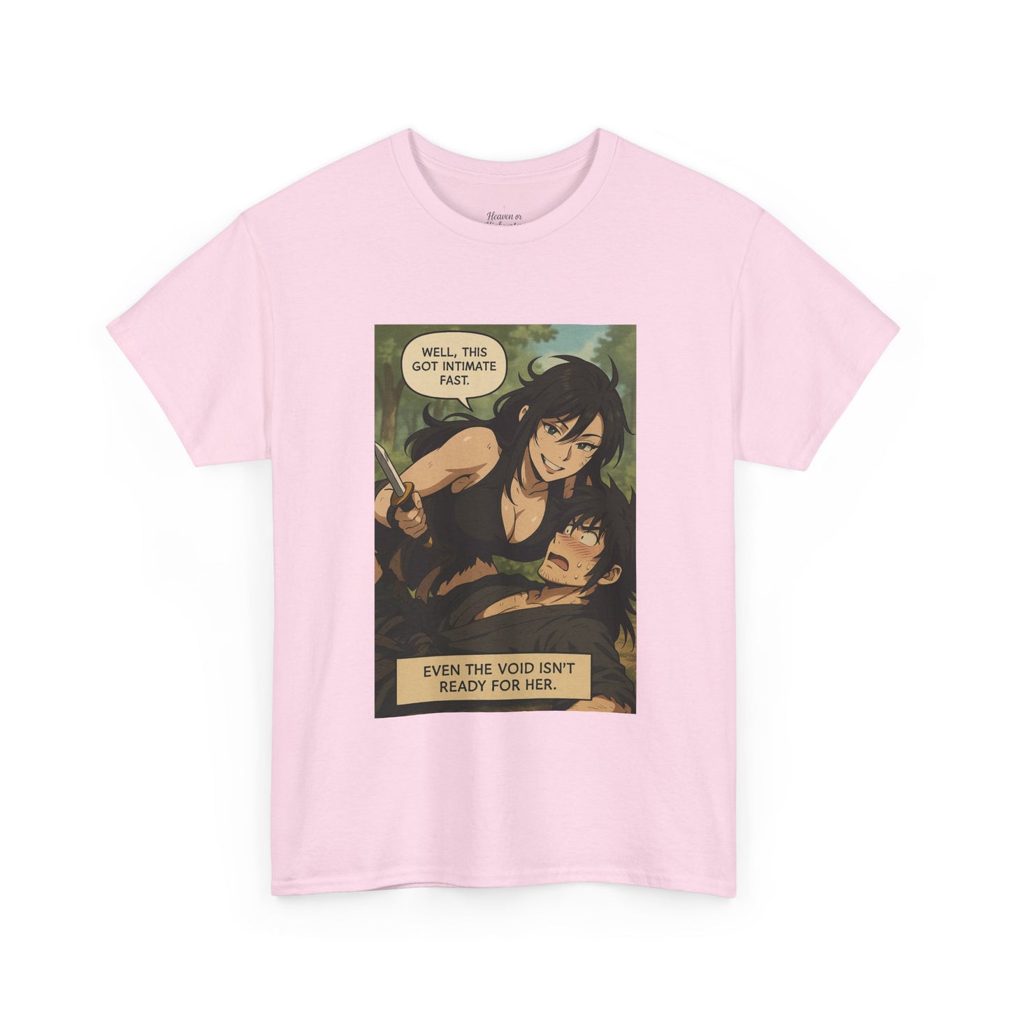 Anime Inspired Unisex Heavy Cotton Tee, Graphic Tee, Funny T-Shirt, Gift for Friends, Casual Wear, Birthday Present
