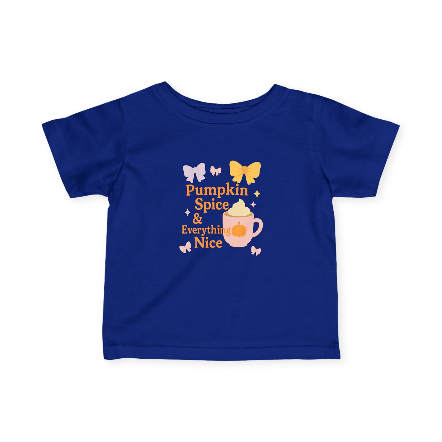 Pumpkin Spice Infant Tee - Adorable Fall Baby Shirt, Cute Toddler Outfit, Baby Shower Gift, Autumn Fashion, Infant Clothing