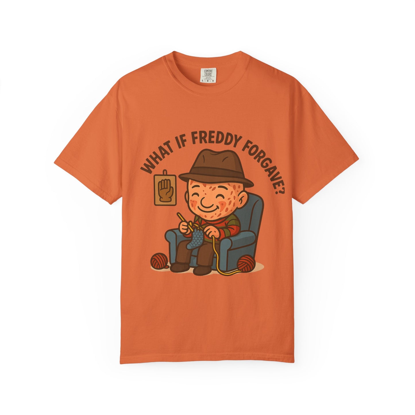 Playful Unisex T-Shirt with 'What If Freddy Forgave?' Design, Funny Graphic Tee for Casual Wear, Gift for Fans, Humor Shirt, Unique Present