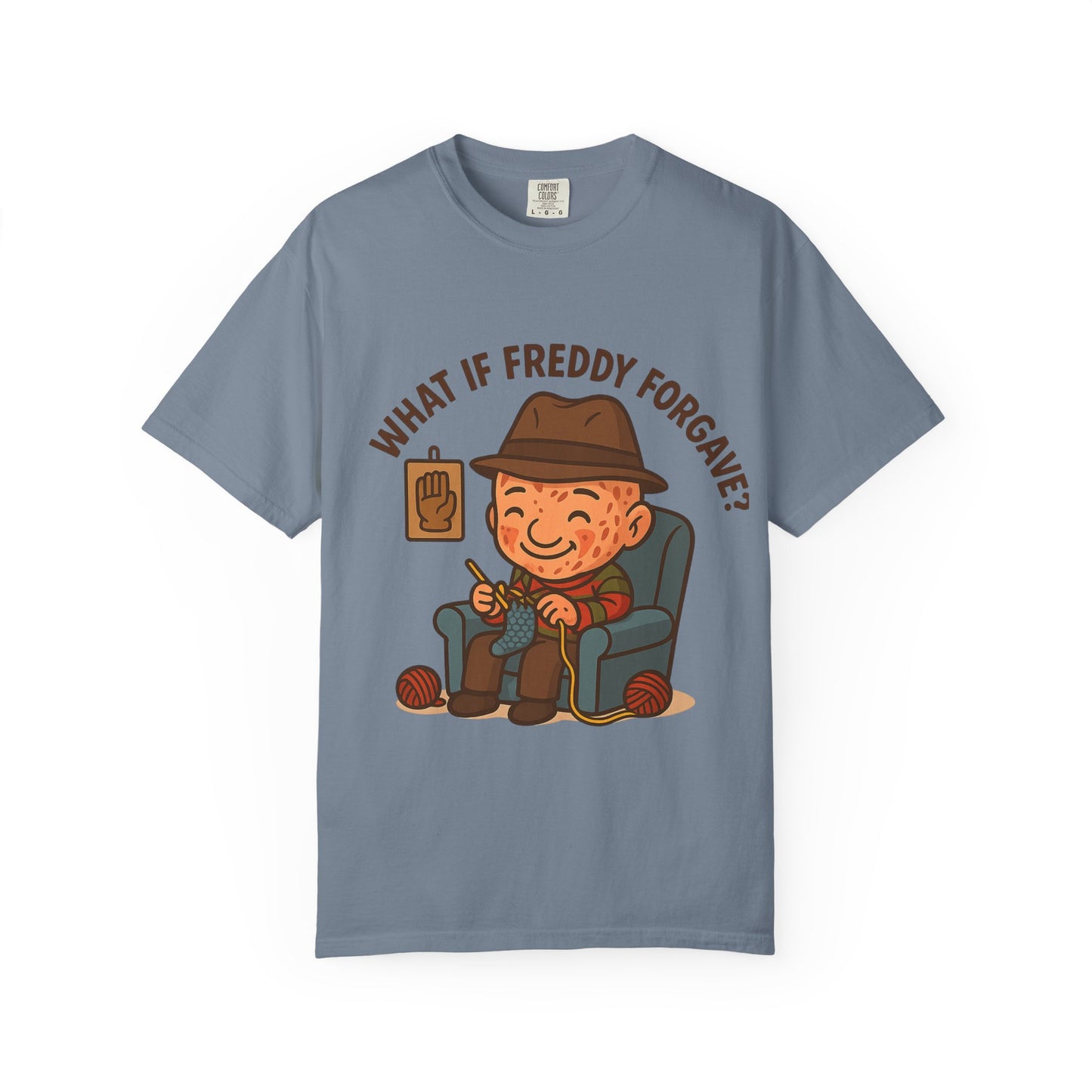 Playful Unisex T-Shirt with 'What If Freddy Forgave?' Design, Funny Graphic Tee for Casual Wear, Gift for Fans, Humor Shirt, Unique Present