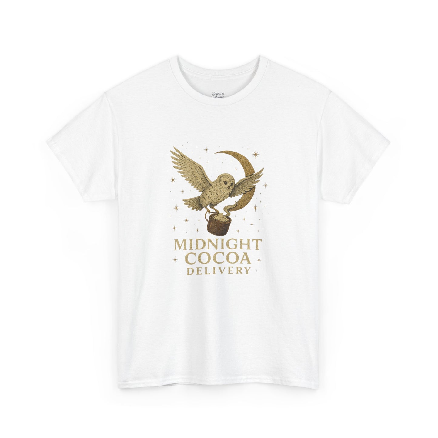 Midnight Cocoa Delivery Tee, Cozy Unisex Cotton Tee for Cocoa Lovers, Perfect Gift, Holiday Apparel, Casual Wear, Fun Winter Shirt