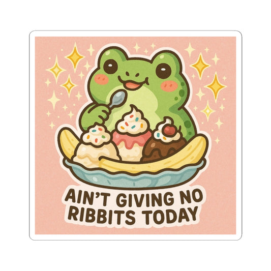 Cute Frog Kiss-Cut Stickers, Fun Laptop Decor, Childrens Accessories, Party Favors, Kawaii Gifts, Nature Stickers
